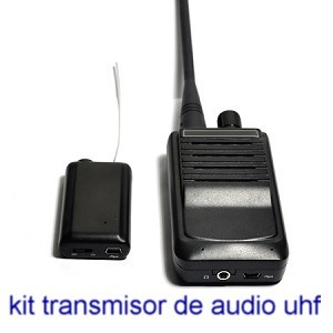 Micrófono Espía UHF kit - Electrosecurity Law Enforcement